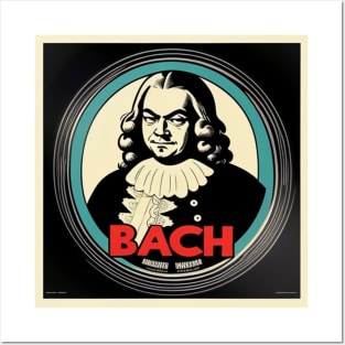 Bach Vinyl Record Album Cover II Posters and Art